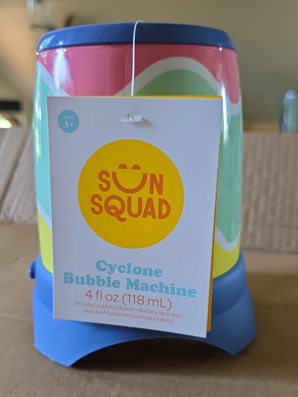 Sun Squad Cyclone Bubble Machine - Multi-Color